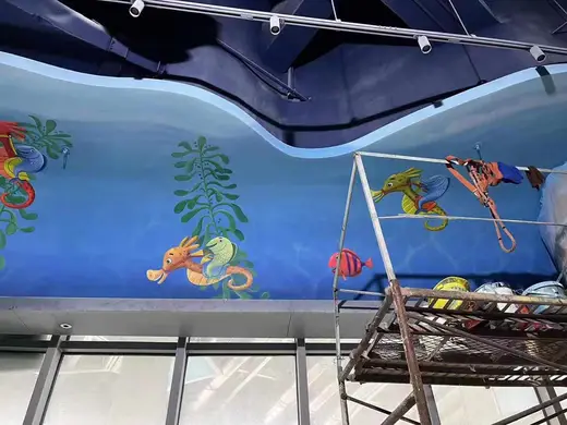 商业空间壁画 399